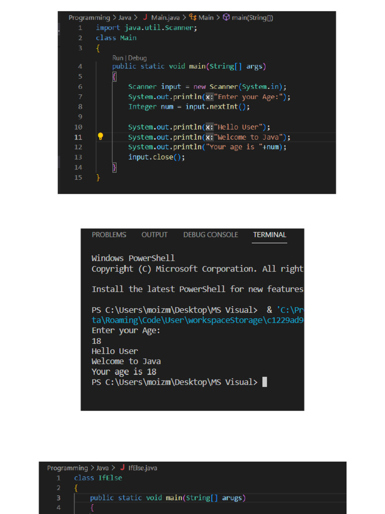 Java Output | PDF