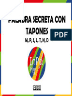 Pictograma Palabra - Secreta - Con - Tapones
