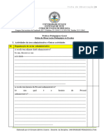 Actividades Da Área Administrativa