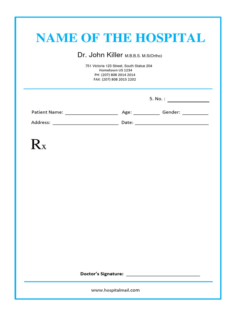 Ms Word Doctor Descripsion 1 | PDF