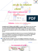 Gestion de la relation client