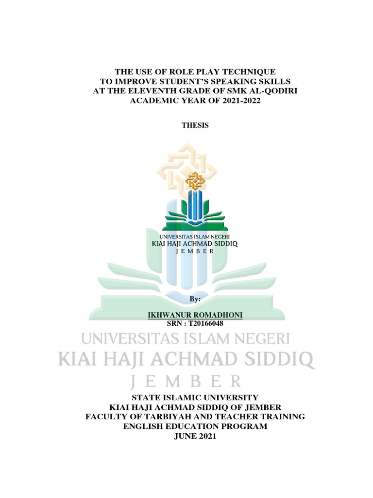 Role Play to Enhance Speaking Skills | PDF | Language Education | Role ...