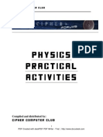 Phy Practical Activities Format