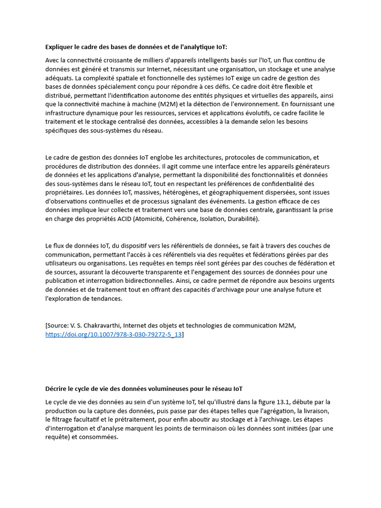 Cadre de gestion des données IoT | PDF | Internet des objets | Cloud ...