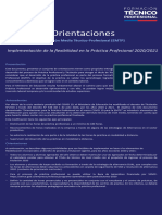 Orientaciones Implementación Flexibilidad Práctica y Titulación 2020 y 20212