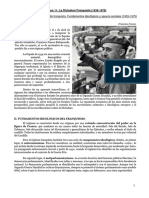 Bloque 11 La Dictadura Franquista (1939-1975) Tema 14. La Creación Del Estado Franquista. Fundamentos Ideológicos y Apoyos Sociales (1939-1975)