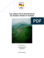 Les Enjeux de La Gouvernance Du Secteur Minier en Guinée PDFDrive
