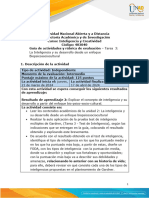 Guía de Actividades y Rúbrica de Evaluación - Tarea 3 - La Inteligencia y Su Desarrollo Desde Un Enfoque Biopsicosociocultural