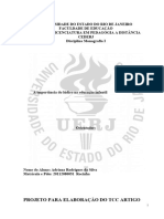 Monografia 1 - Postagem 2 - Projeto de TCC - Adriana Rodrigues Da Silva (Editado)