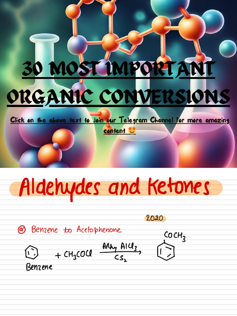 Key Organic Conversions Guide | PDF | Carboxylic Acid | Acid