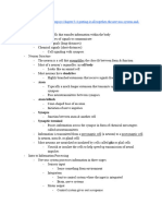 Control Systems Nervous Notes (Chapter 48 & 49) BIO 150