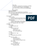 Nucleic Acid Notes (Chapter 5.5-16) BIO 150