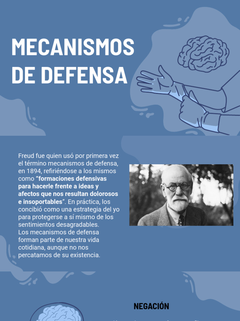 Mecanismos de Defensa de Freud | PDF | Las emociones | Mente inconsciente