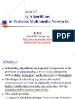 An Overview of Scheduling Algorithms in Wireless Multimedia Networks