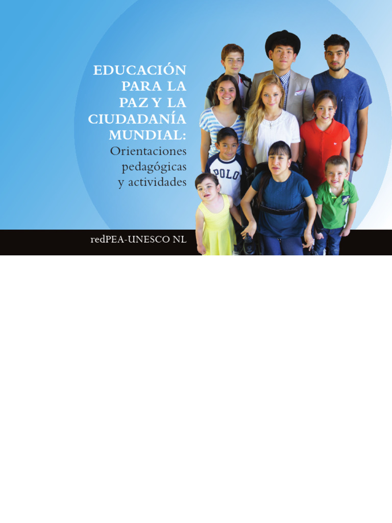 Educación para la Paz y Ciudadanía Mundial | PDF | Aprendizaje | Maestros