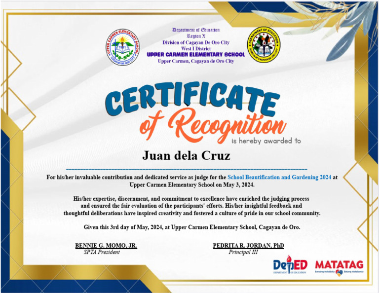 Judge Certificate | PDF