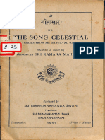 Song Celestial Verses From Bhagavat Gita Selected by Ramana Maharshi (Bitonal)