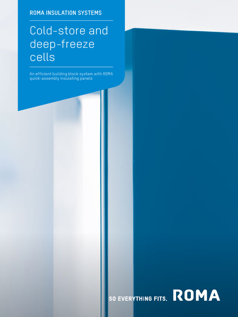 ROMA Cold-Store & Deep-Freeze Solutions | PDF | Door | Refrigeration