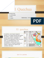 PRESENTACION DEL QUECHUA