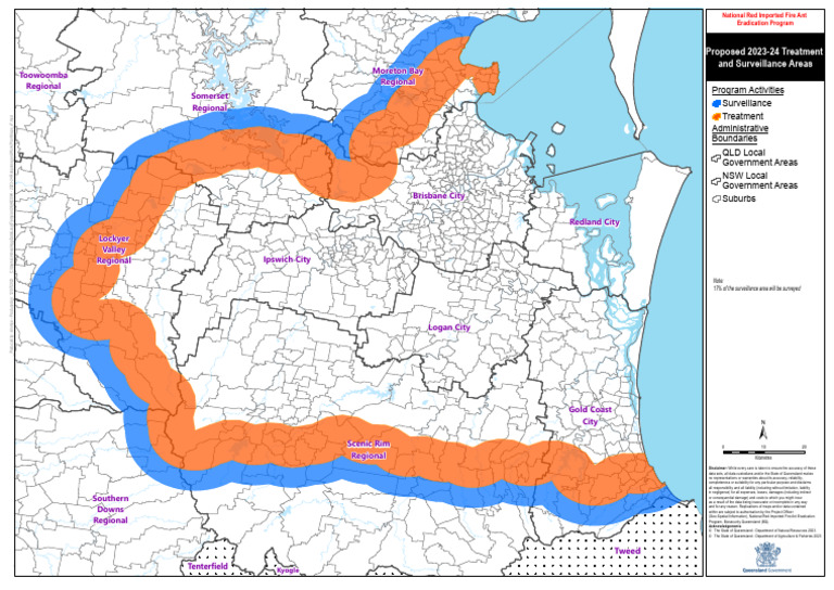 2023 27 Fire Ant Response Plan Map | PDF