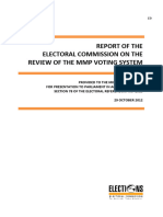 Report of The Electoral Commission On TH