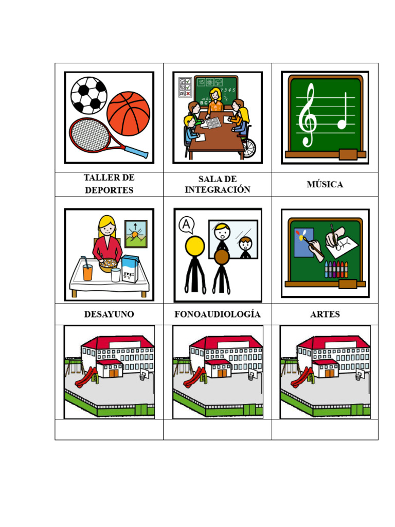 PICTOGRAMAS TEA | PDF