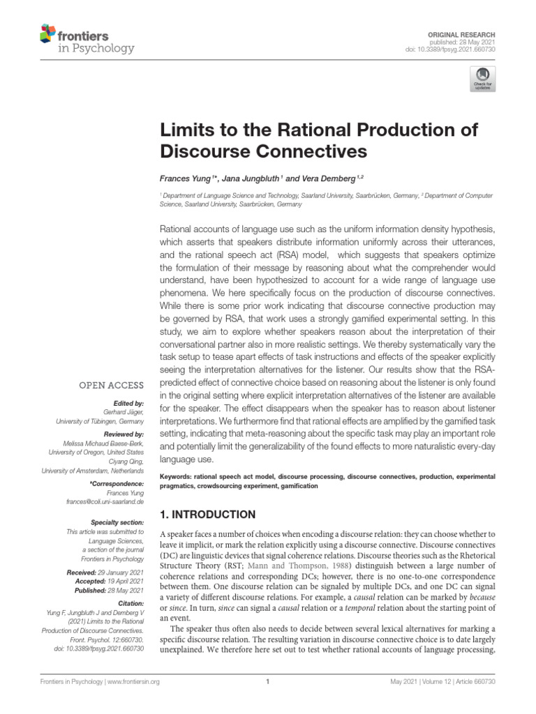 Yung, Jungbluth e Demberg (2021) Limits To The Rational Production of ...