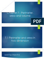 Chapter 7 - Perimeter, Area and Volume