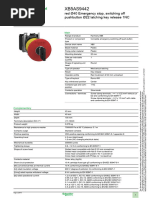 XB5AS542N Emergency Push Button Datasheet | PDF | Electrical ...
