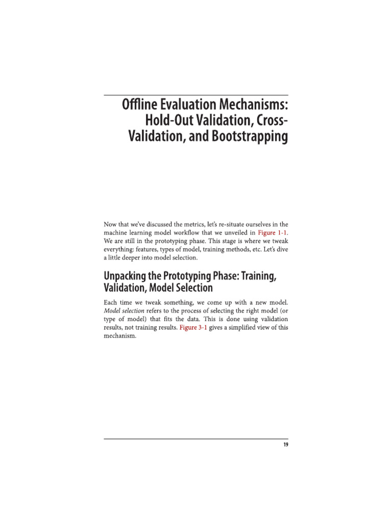 Evaluating Machine Learning Models - Chapter 3 - Reading Materials - 3 ...