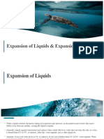 Expansion of Liquids & Expansion of Gases