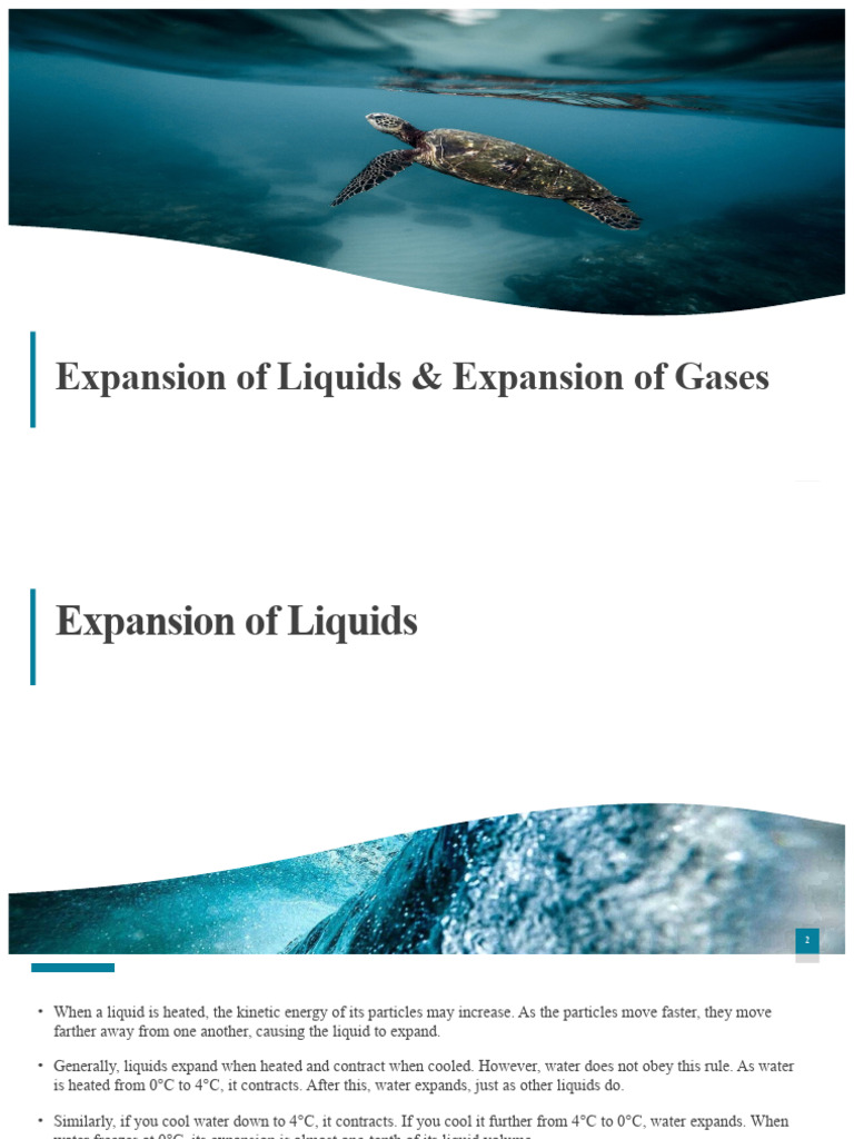 Thermal Expansion of Liquids and Gases | PDF | Thermal Expansion | Gases
