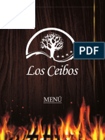 MENÚ RESTAURANTE QUINCHO LOS CEIBOS