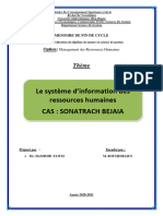 Le Systéme D'information Des Ressources Humaines