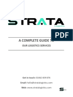 Strata Logistics Customer Introduction Pack 1