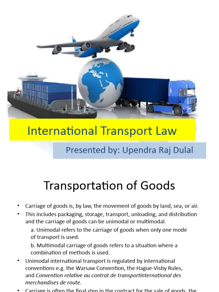 Transport Law Pdf