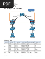 19.5.6 Lab - Configure A Site-to-Site VPN