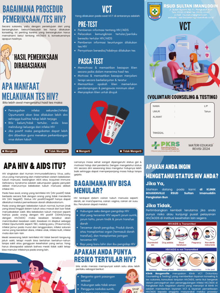 Hasil Tes HIV Non Reaktif di VCT | PDF