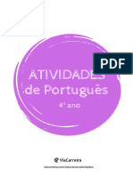 Atividades de Portugues - 4º Ano