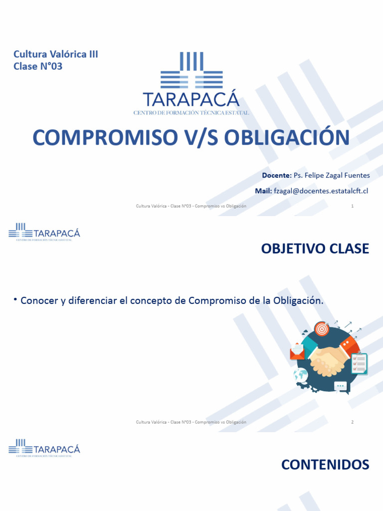 Compromiso y Obligación: Diferencias Clave | PDF
