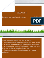 Chapter 1 WEEK 1 Nature of Mathematics