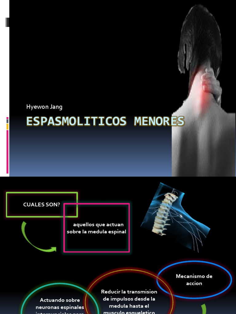 Espasmoliticos PDF Sistema nervioso Especialidades Medicas