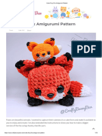 Cube Foxy Fox Amigurumi Pattern