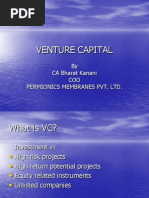 Venture Capital: by CA Bharat Kanani COO Permionics Membranes Pvt. LTD