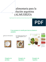 Guía Alimentaria para La Población Argentina