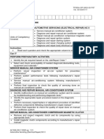 Automotive Servicing (Electrical Repair) NC II (FULL)