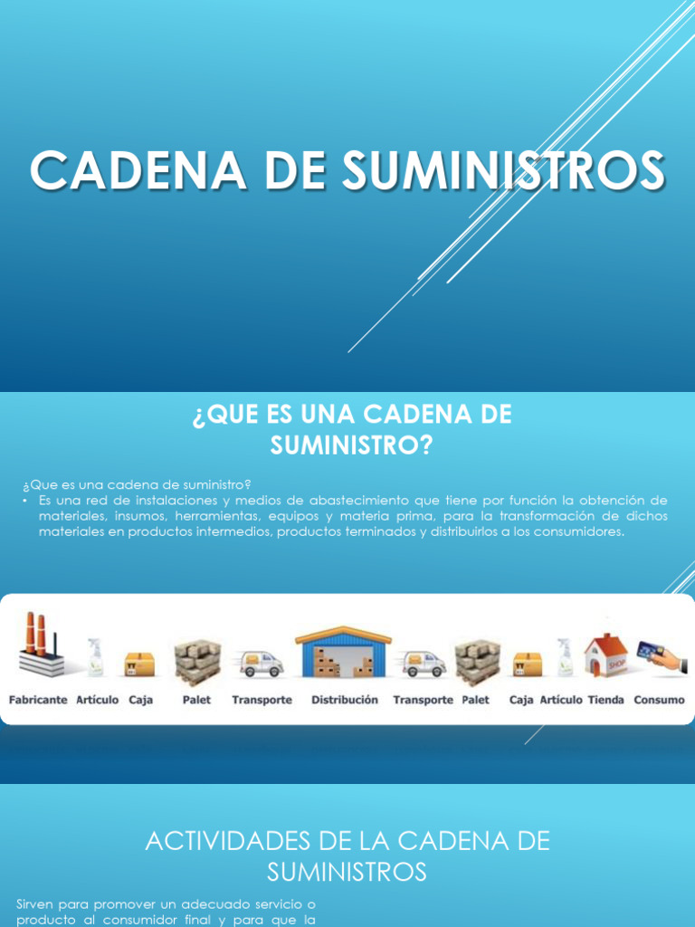 Cadena de Suministro | PDF | Calidad (comercial) | Business