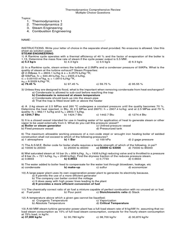 thermodynamics-2-review-multiple-choice-questions-answer-key-pdf