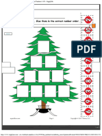 Printable Christmas Tree Ordering Numbers Worksheet Numbers 1-10! - SupplyMe