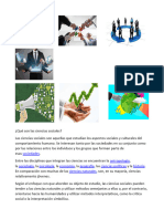 Sociedades Antropología Sociología Psicología Economía Geografía Ciencias Políticas Historia Ciencias Naturales